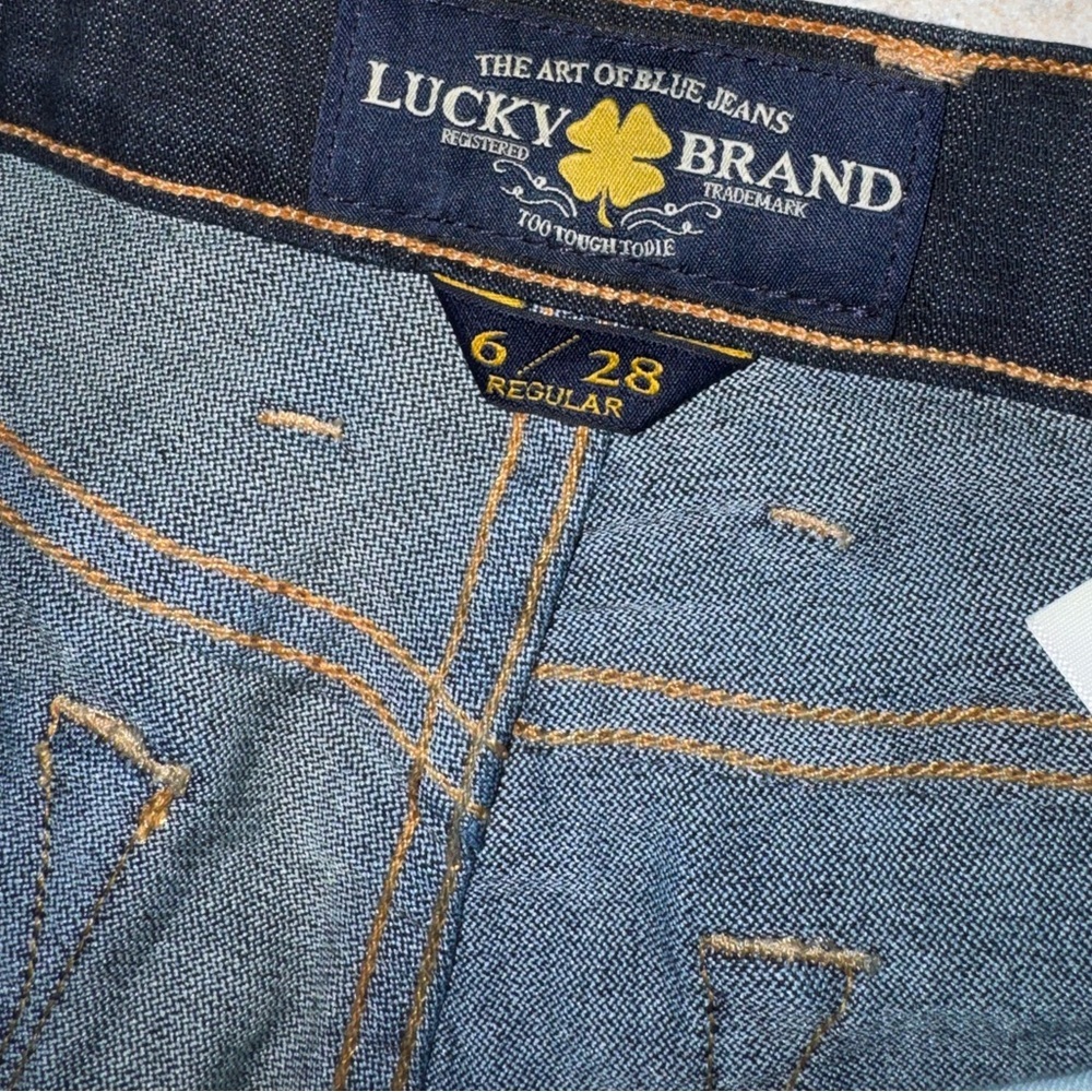 🔥 Lucky Brand Sofia Skinny Jeans – Size 6 / 28 Regular – Dark Wash - Picture 10 of 11